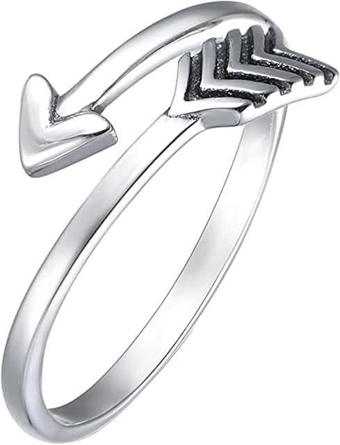 925 Sterling Silver Anxiety Rings for Women Adjustable Spinner Rings Band Size Geometry Love Knot Braided Stress Relieving Fidget Ring Open Finger Rings for Women Mens Girls Solid Jewellery