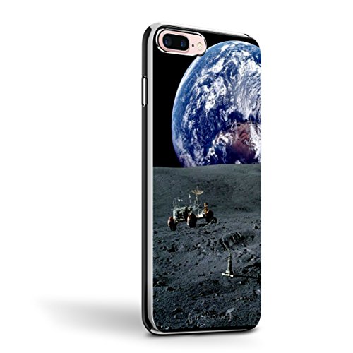 Earth, Moon, Rover | Luxendary Chrome Series Designer Case For Iphone 8/7 Plus In Silver Trim #TOP1
