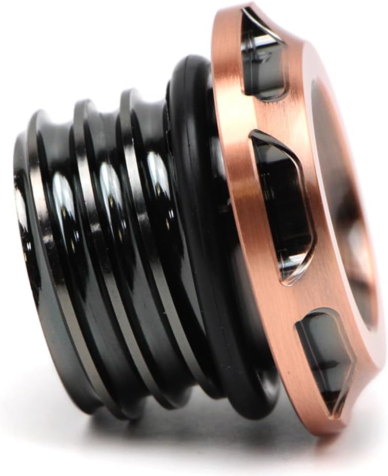 Dreamseek Gas Tank Cap Cover Compatible with 1996-2015 Harley Davidson Sportster 48 883 XL1200 Scooter Motorcycle Gas Cap Fuel Tank Screw Thread Bronze