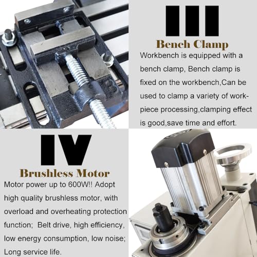 HayWHNKN Mini Mill Drill Machine