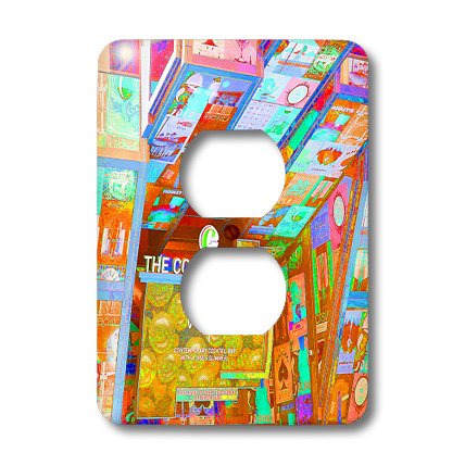 Prises de courant 3dRose lsp_64632_6 pour remplacer une plaque murale terne