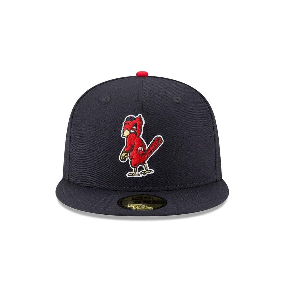 New Era MLB 59FIFTY St. Louis Cardinals Baseballkappe, Team-Farbe, Cooperstown, authentische Kollektion, enganliegend, Marineblau