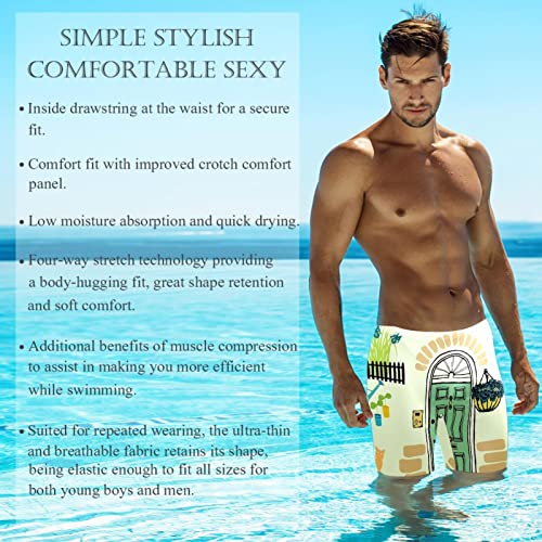 Traje de baño de primavera HUI JIN SHOP para natación deportiva masculina XL 3