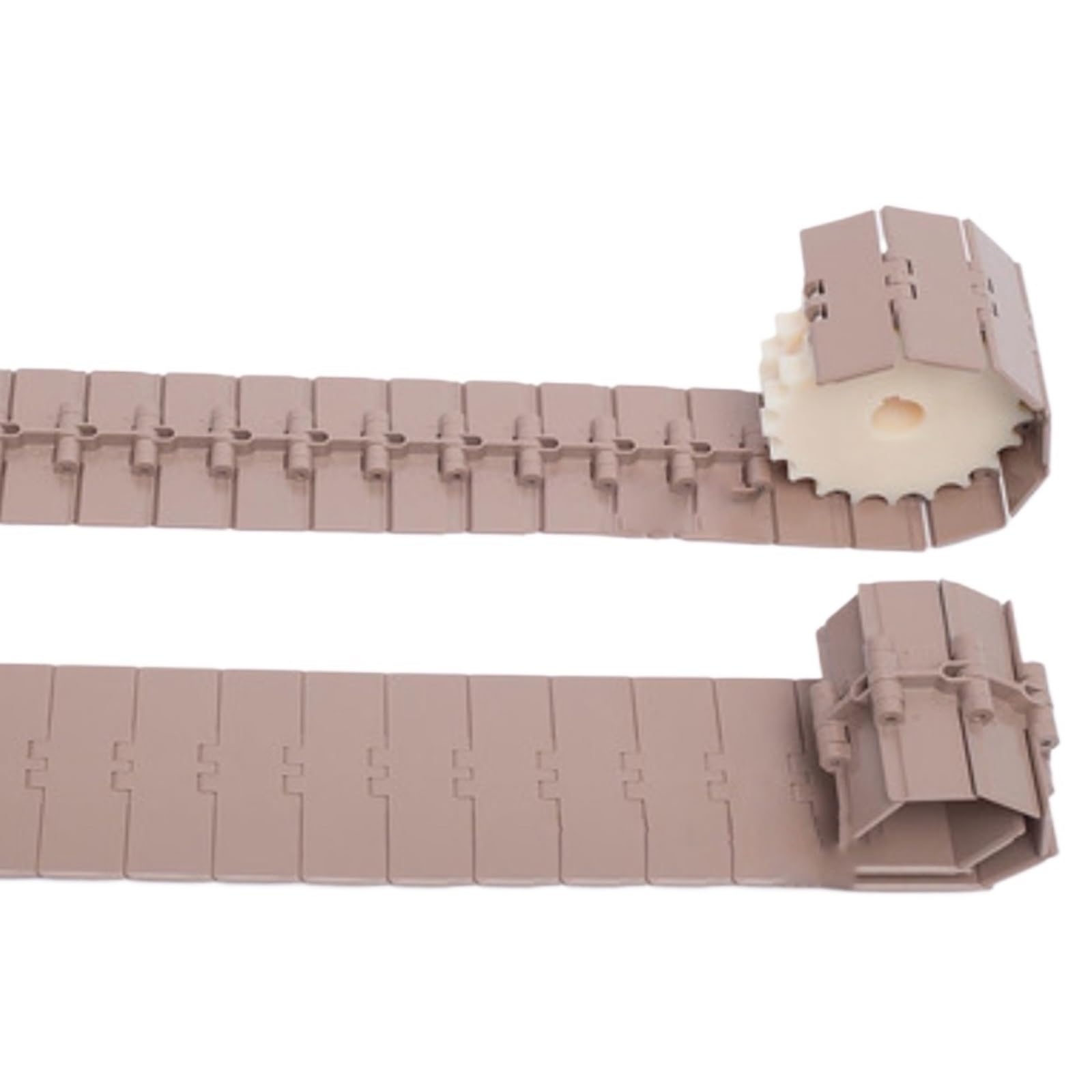 1 mètre 820-K325 Largeur : 82,6 mm Chaîne à Plateau Plat Pom Ligne de convoyeur à Bande en Plastique Charnière Simple Droite