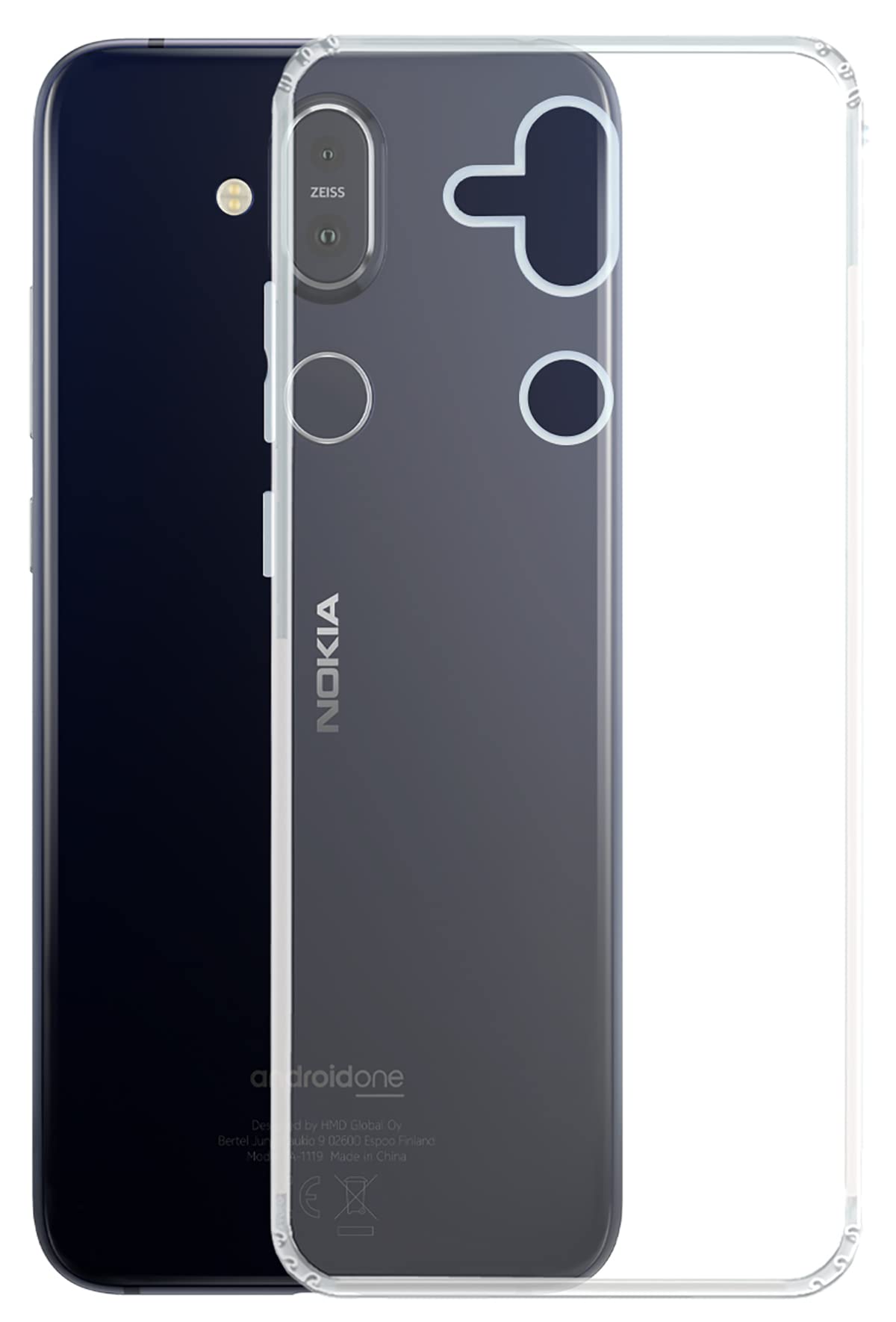 YOFO Shockproof Soft Transparent Back Cover for Nokia 8.1 - (Transparent) Full Protection Case (B084DR56BK) Amazon Price History, Amazon Price Tracker