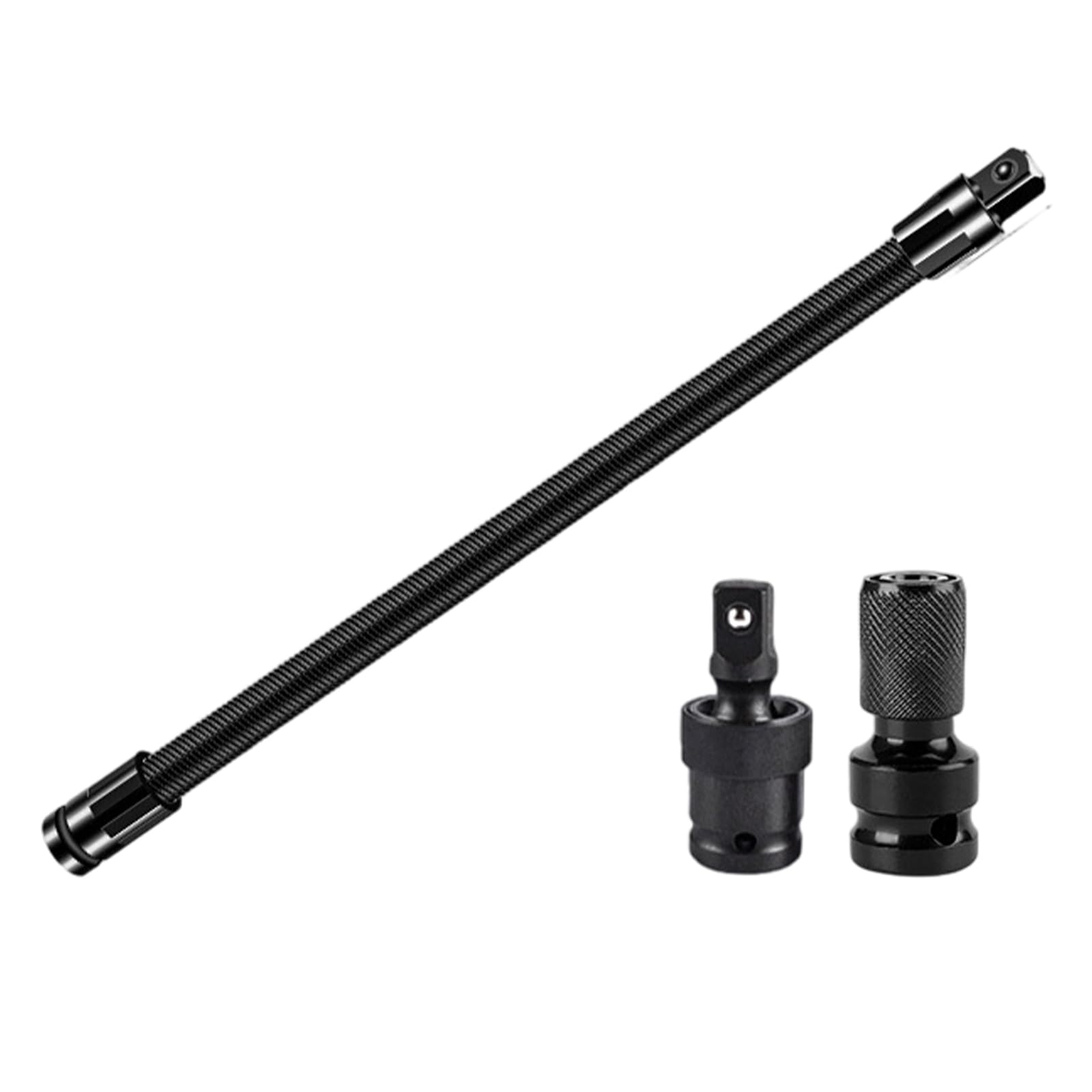 CAZSTYK Duty Metal Wrench Extension Rod Adapter Set of 3 for Tight Space Operations Wrenches Flexible Extenders for Extension Link