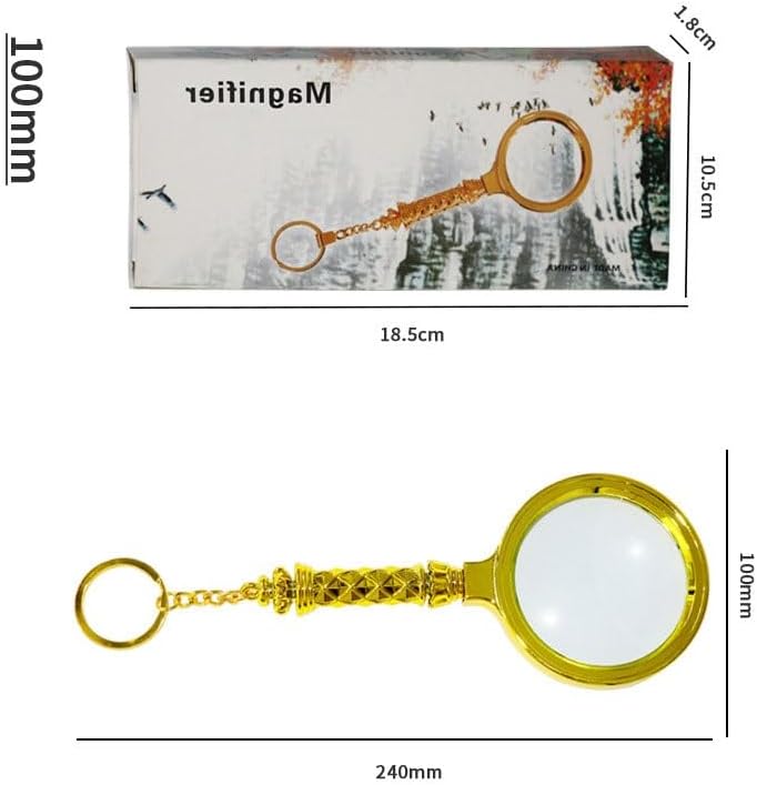 10X30mm Pocket Tester Loupe Thread Counter Folding Cloth Magnifiers Magnifying Glass