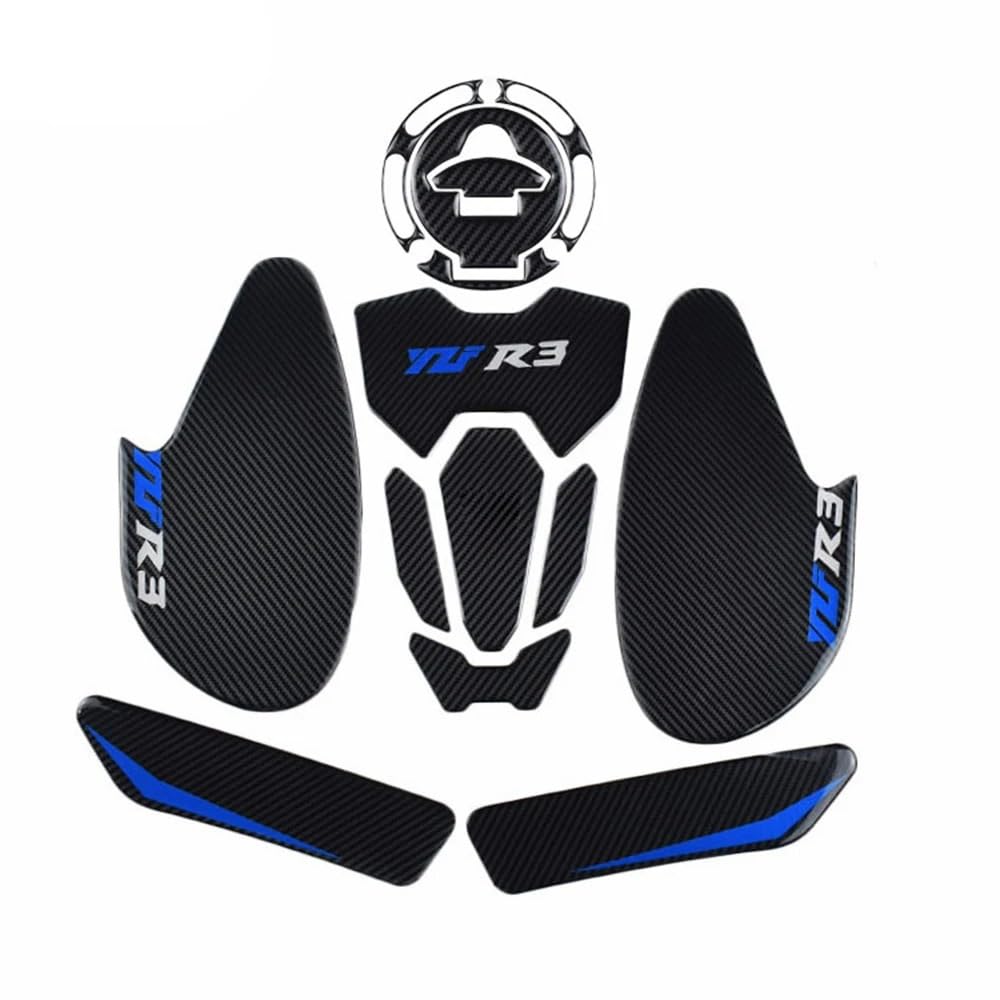 Grip de réservoir moto YZF-R3 autocollants genou antidérapants