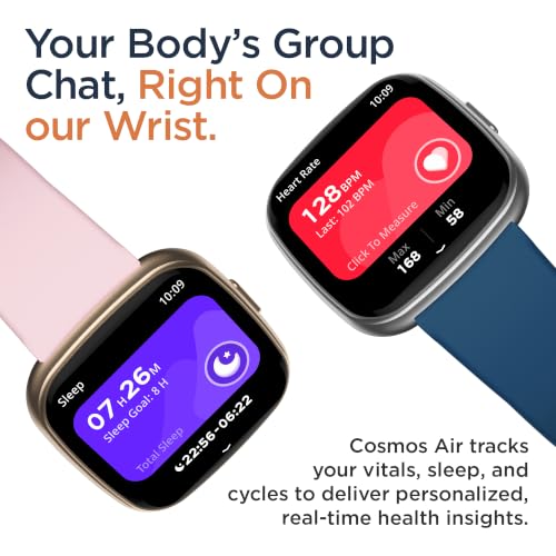 Image of Pebble Cosmos Air 1.73 inch HD Display Smartwatch with Bluetooth Calling & Voice Assistant (Classic Blue)