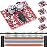 DAOKAI 5Pcs 小型 L298N DC モーター運転者の二重チャネル PWM の速度 DC モーター運転者板 1.5A 2 方法 の小さい車のための二重 H 橋のステッピング モーター モジュール