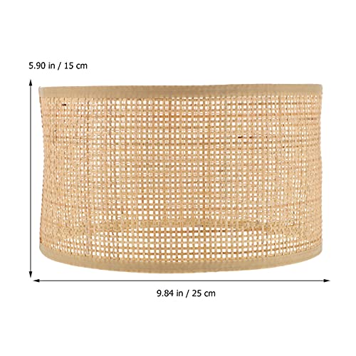 Abajur Tecido Rattan Candeeiro De Marinhas Abajur Japonês Tampa Da Luz Abajur De Suspensão Pastoral