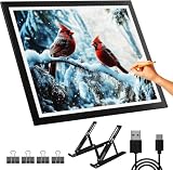 DONPODER A3 Tavoletta Luminosa LED per Diamond Painting, Ricalco e Disegno
