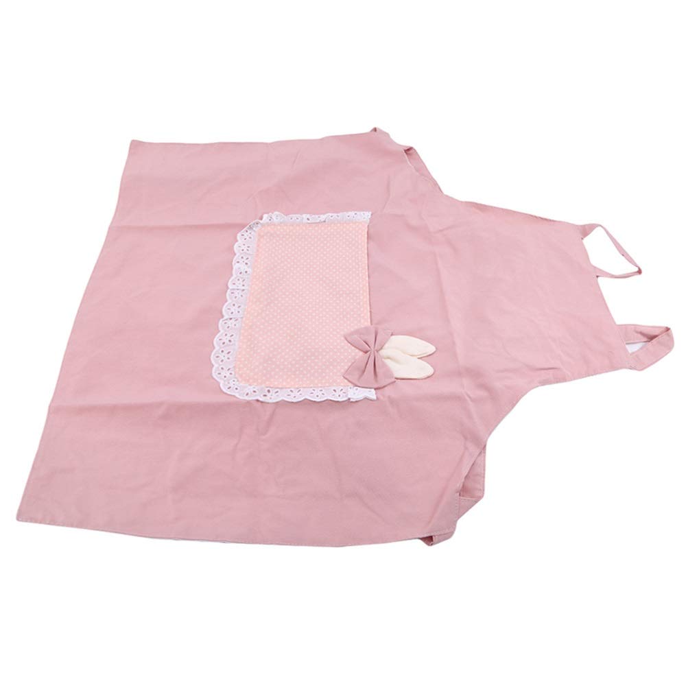 Grembiule carino senza spalline in tessuto senza maniche grembiule donne uomini cucina chef cucina casa ristorante grembiule bavaglino grembiule (beige)
