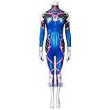 D.Va Cos Cosplay Costume Full Set Customized Halloween Men Cosplay Anime (Female XS)