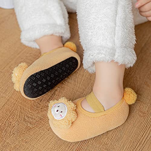 Shoes Children Autumn and Winter Boys and Girls Floor Socks Non Slip Plush Cartoon Animals Warm and Comfortable Shoes2