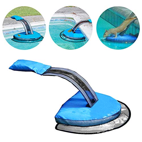 Rampa de escape de animales para alberca, salvador de animales, herramienta de ahorro de animales, herramienta para rescate de piscina, suministros adecuados para ranas, sapos, pato, tortuga