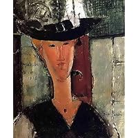 アメデオ モディリアーニ、【若い女の胸像】、希少画集画より 送料無料】絵画：アメデオ・モディリアーニ「若い女の肖像
