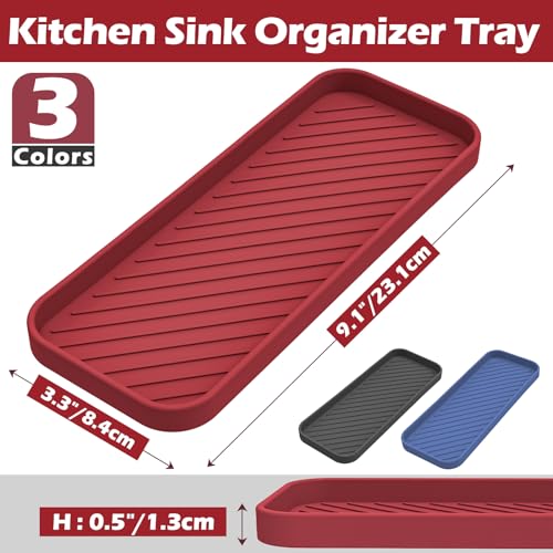 Organisateur évier silicone de qualité supérieure pour vaisselle - 3