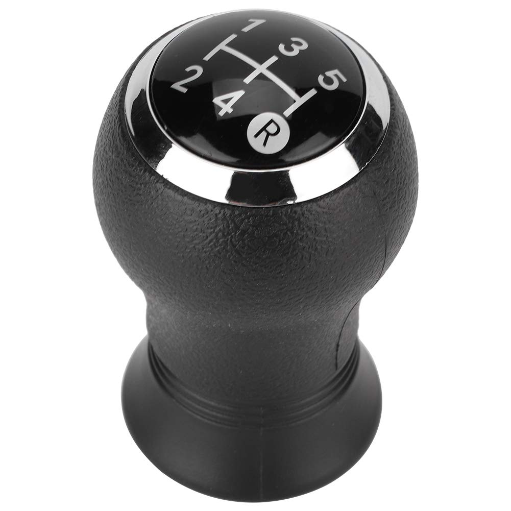 Akozon Black Gear Shift Knob, Head Car Modification 5 Speed Gear Shift Knob Head For Yaris 2005-2010(Normal)