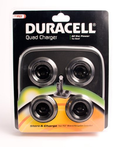 Duracell Quad-dock 4-in-1 système d'alimentation pour PS Move