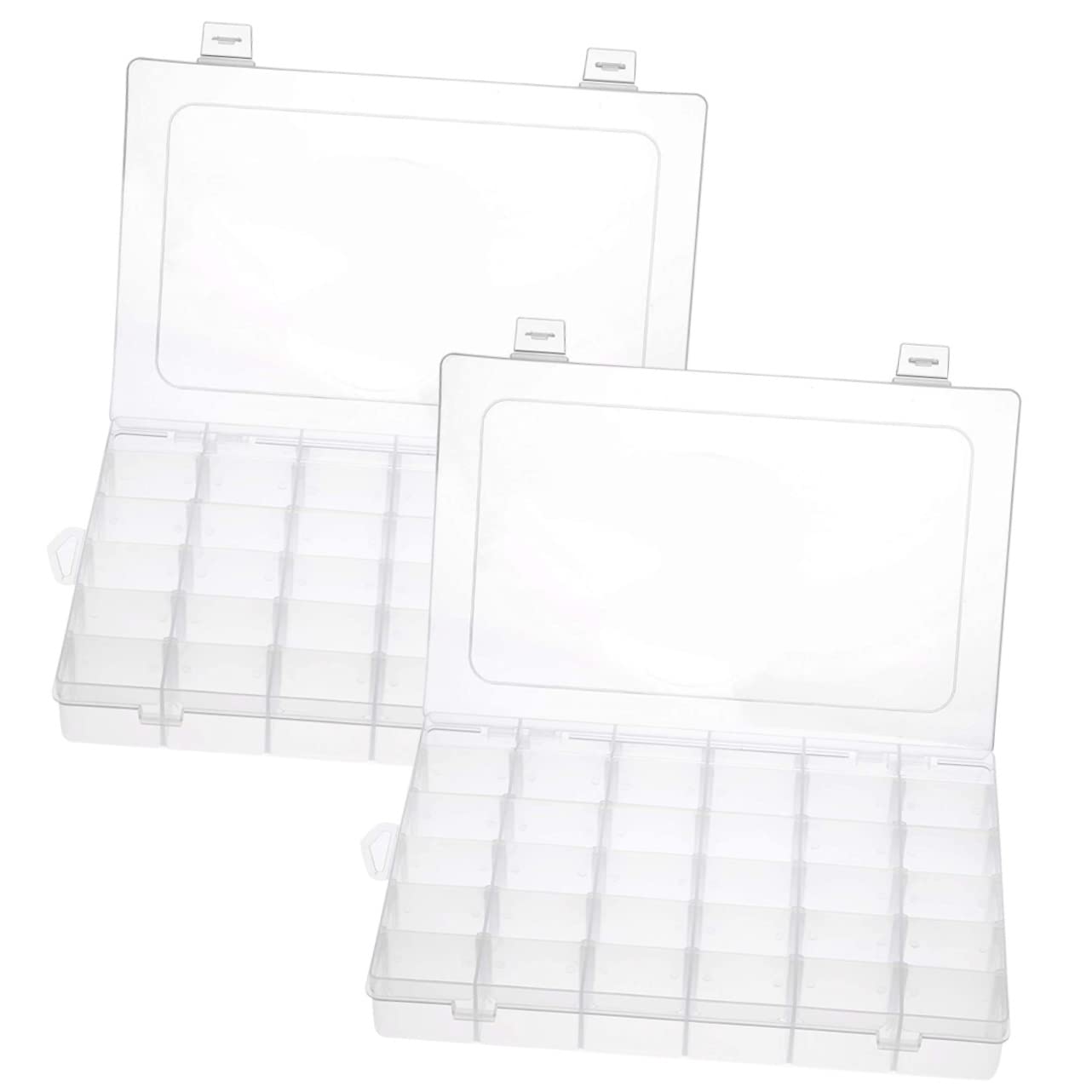 Caja Organizadora de Compartimentos Desmontables 36 Celdas 2 Piezas
