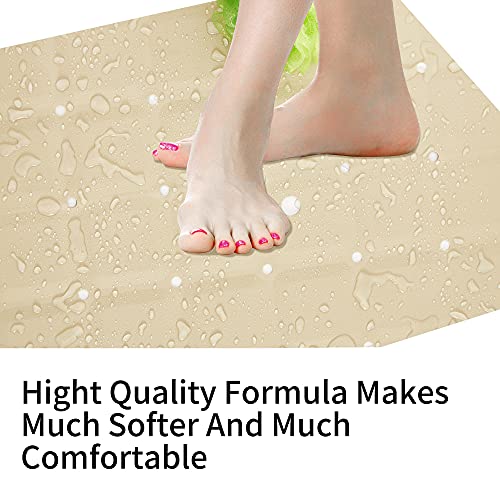 Webos FOLDSHOWER03 Shower Mat Non Slip: Silicone Foldable No Suction Cups Bath Mats Machine Washable For Textured And Reglazed Shower Stall Safety Matt thumb #2