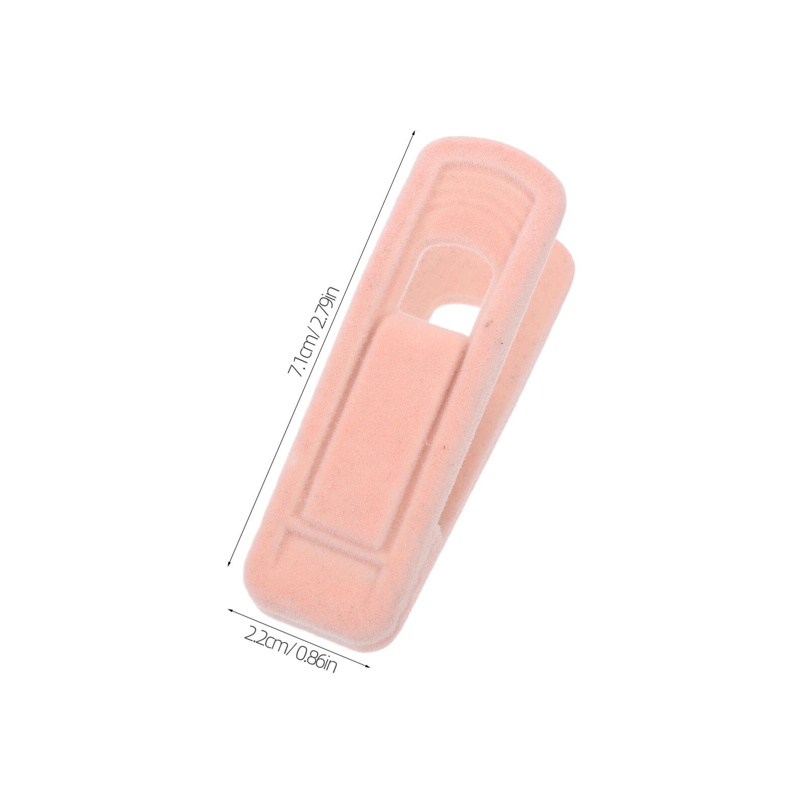 Amosfun Pinzas para Ropa de Terciopelo Antideslizantes de Plástico Rosa, 50 Unidades, Clips para Tendedero Resistentes al Viento, Secado Interior y Exterior, Cuidado para Prendas