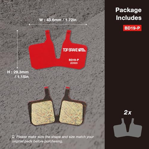 TOP BRAKE BD19-P Disc Bike Brake Pads for MAGURA 4 Piston MT5/ MT7/ MT5e by Top Brake - Used condition - Image 5