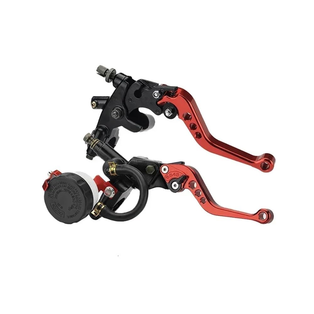 VghkDFCFH Motorcycle Clutch Lever Universal 7/8" 22mm CNC Aluminum Brake Clutch Pump Lever Hydraulic Master Cylinder for 250cc-500cc Motorcyle Parts