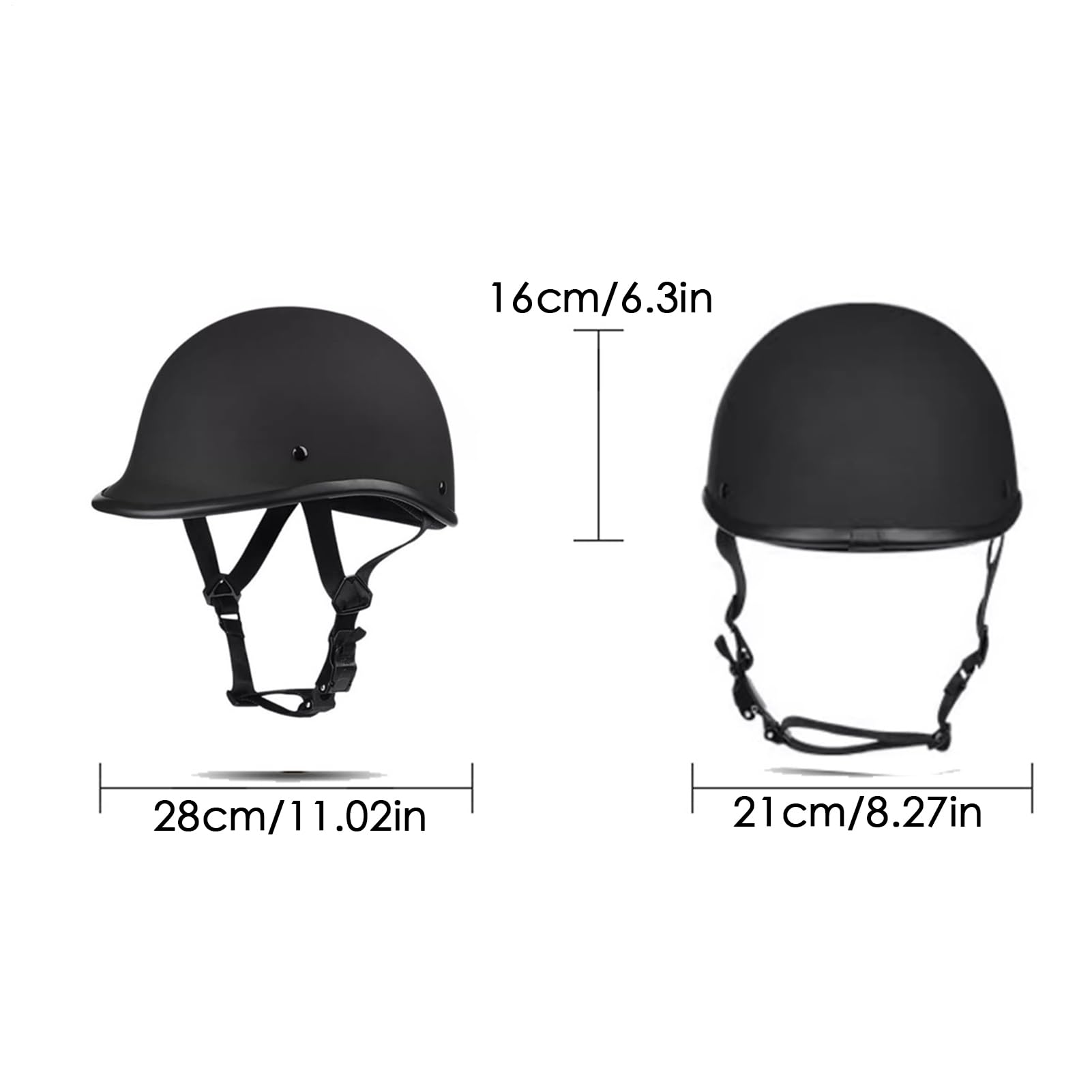 Casque de Sécurité pour Conduite,Casque Moto Rétro Confortable - Discret Confortable Protège Voyage Hommes Femmes Extérieur