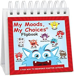 The Original Mood Flipbook for Kids; 20 Different Moods/Emotions; Autism; ADHD; Help Kids
