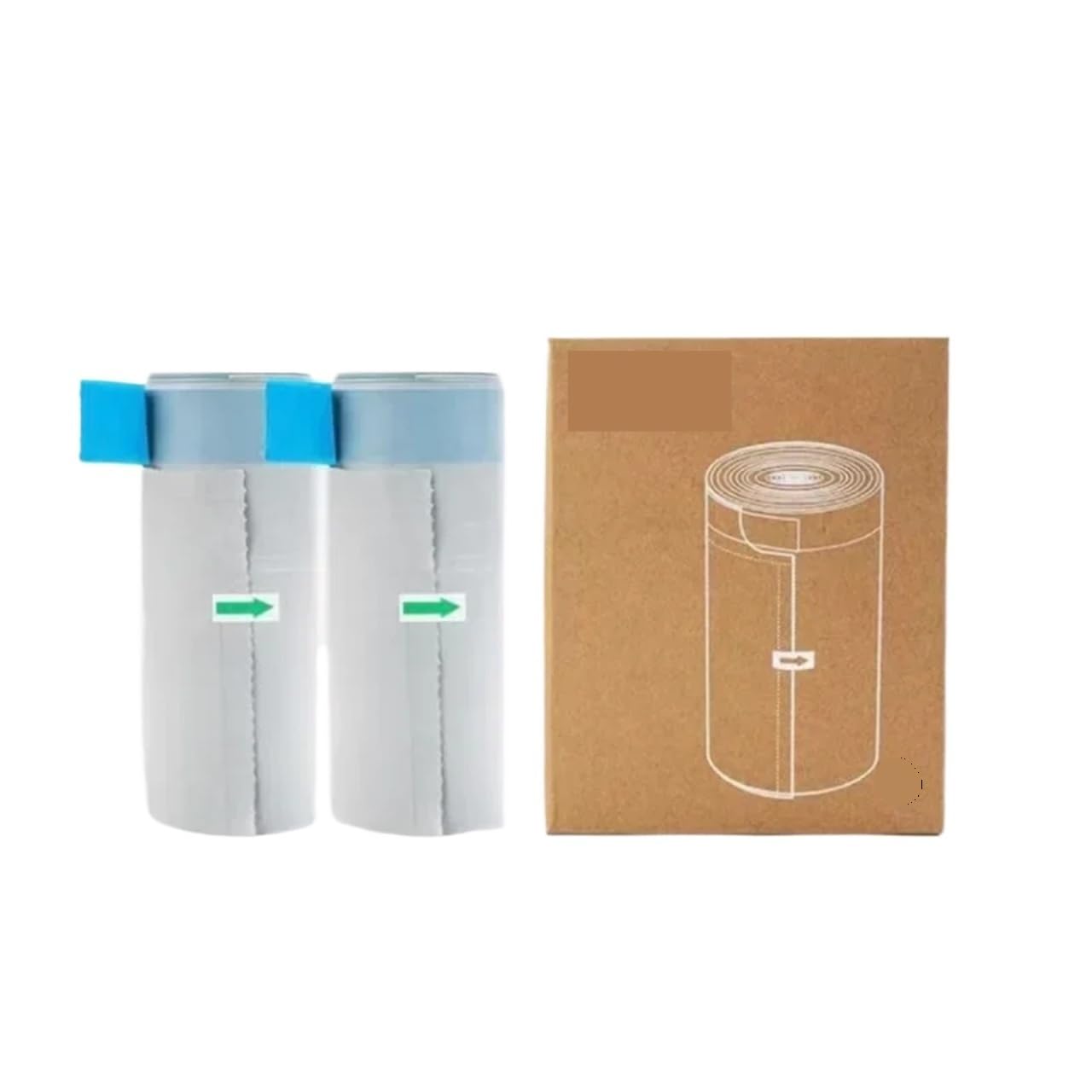 Compatible con Bolsas de Basura NEAKASA for Cajas de Arena | Revestimientos resistentes para bandejas auto-limpiantes(1 box 2 rolls)