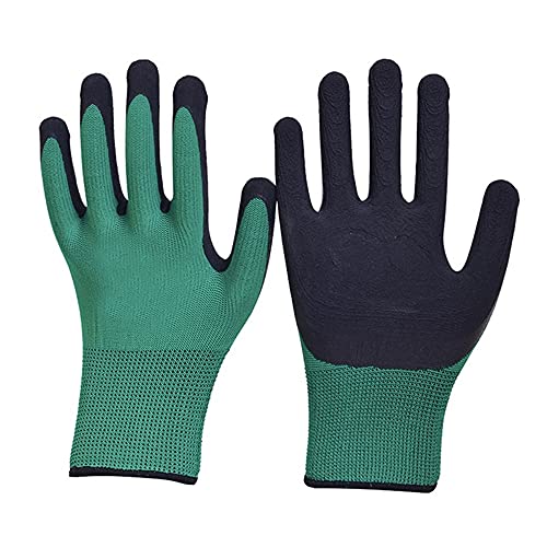 Dabeigouzxist gummihandschuhe, 1pair Gartenarbeit Gartenarbeit Tragbare Rechengraben Pflanzung Latex Arbeitshandschuh…
