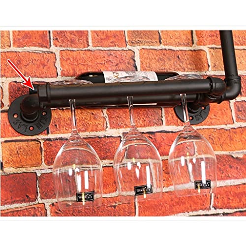 Support de décoration murale de bar compact pour organiser bouteilles et verres - 7