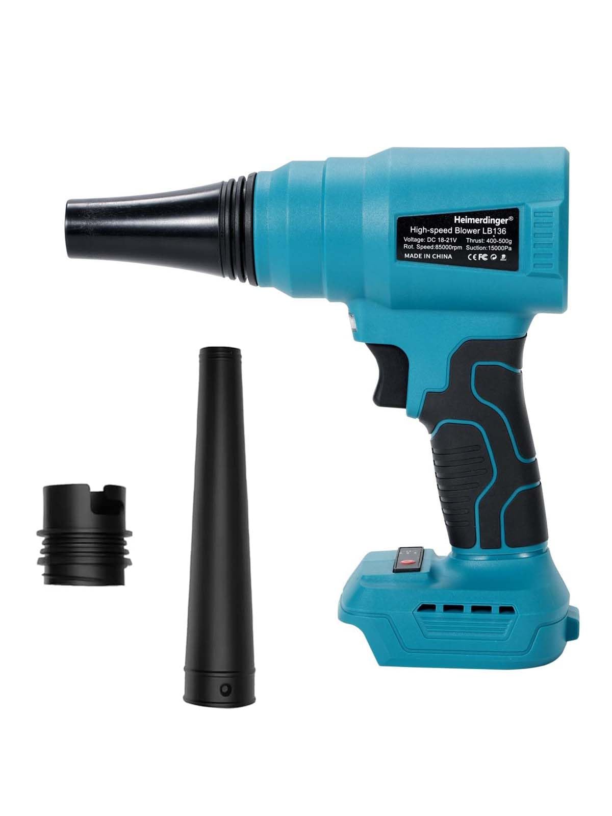Cordless Dust Blower - Air Blower for Makita Battery 18V with Brushless Motor, 15000 Pa, Lightweight Design for Leaves,Dust,Snow, Lawn Care,Patio Cleaning (Battery Not Included)