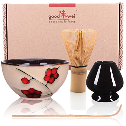 Japanse matcha complete set met hoogwaardige theeschaal