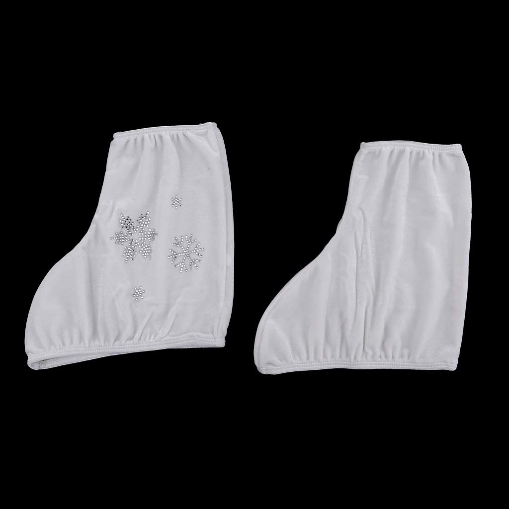 perfk 2 PCS Copertura a Rotelle, Pattinaggio Accessori, Bianco-M