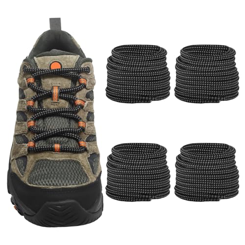 [NDTEZUGT] 2���� �o�R�C �C�R ��ƌC for Merrell �p�̃����� �C�Ђ� �ەR �V���[���[�X �����p (�u���b�N/�O���[,160cm)