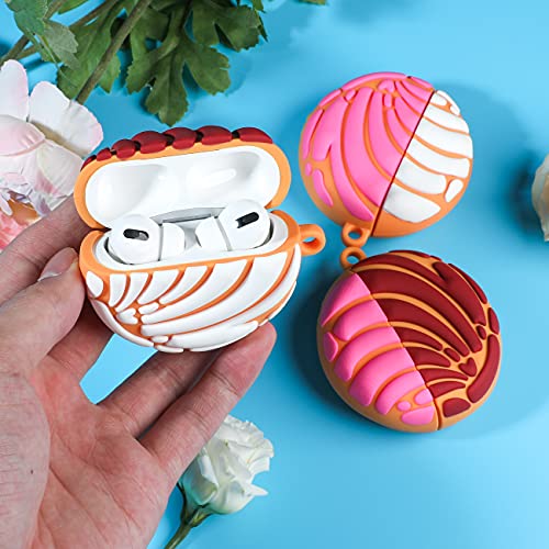 Lupct Fashion Case For Airpod Pro 2019/Pro 2 Gen 2022 Cover Cases Cute Funny Luxury Cool Design For Men Boys Teen Girls Women Fun Unique Character 3D Trendy For Airpods Pro Air Pods Pro(Pink Concha) #TOP7