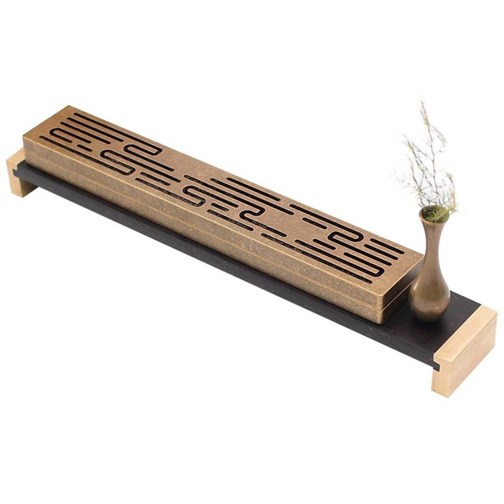 Basxdrfxz A Incense Holder Base Zen Te Ceremony Incense Burner Frame Box Household Wire Indoor Pure Copper Lying Furnace Decoration Gift