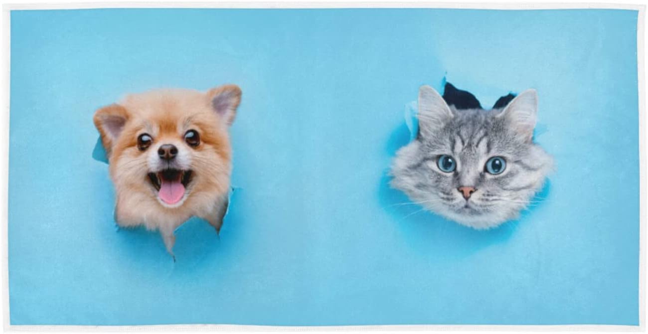 Luyisi フェイスタオル おしゃれ 猫 犬柄 スポーツタオル ジム ヨガ 柔らか肌触り 吸水 速乾 抗菌防臭 ギフト用 約76 38cm 子供用バスタオル 75 以上節約 Luyisi フェイスタオル おしゃれ 猫 犬柄 スポーツタオル ジム ヨガ 柔らか肌触り 吸水 速乾 抗菌防臭 ギフト用 約76 38cm 子供用バスタオル 75 以上節約