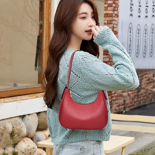Image of Small Tote Shoulder Bags Purses for Women Retro Classic Crossbody Bags Cute Clutch Purse and Handbag