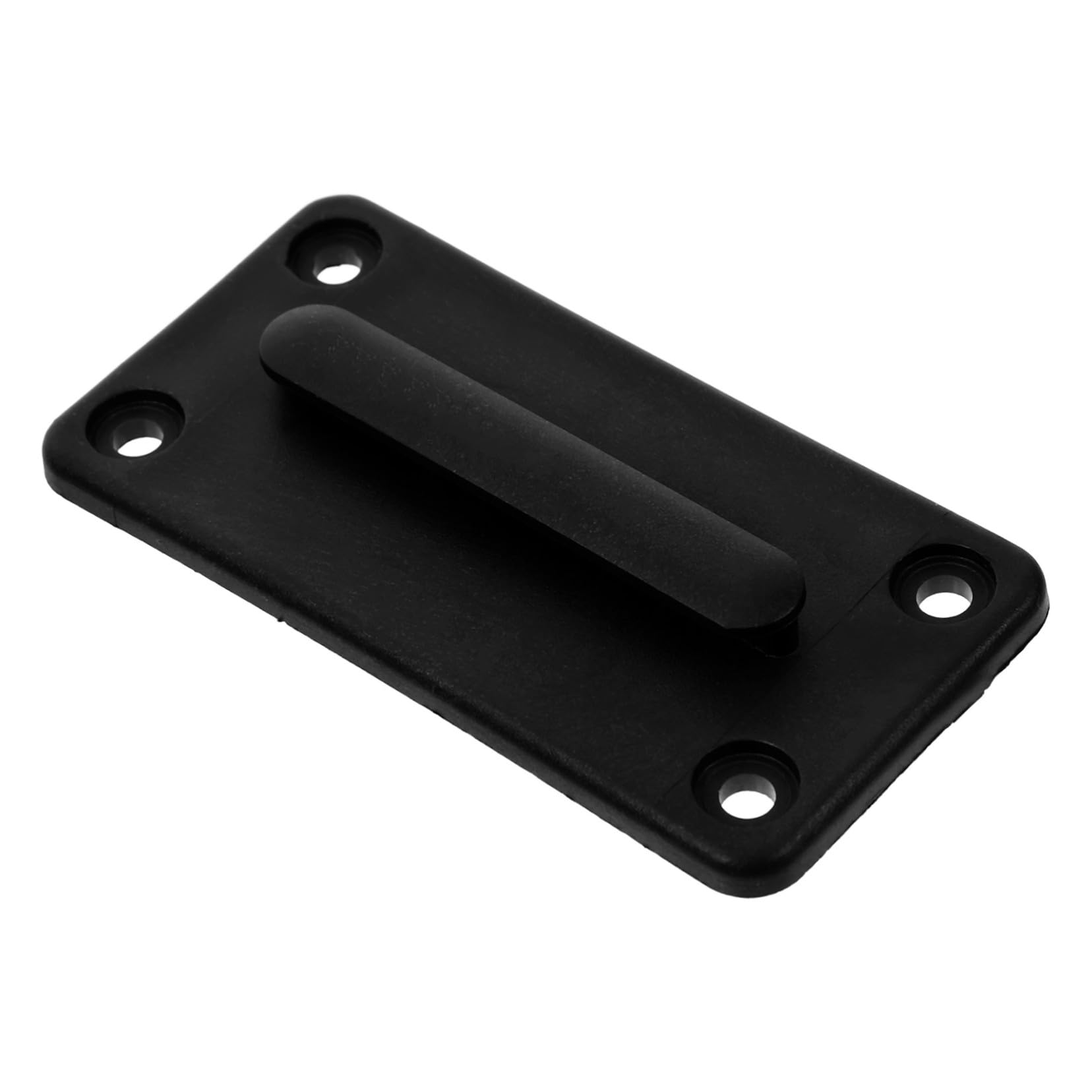 HOMOCONO 1 Set Crowd Control Belt Receiver Black Abs Plastic Wall Receiver for Retractable Belt Retractable Stanchion Belt Receiver Warning Belt Receiver