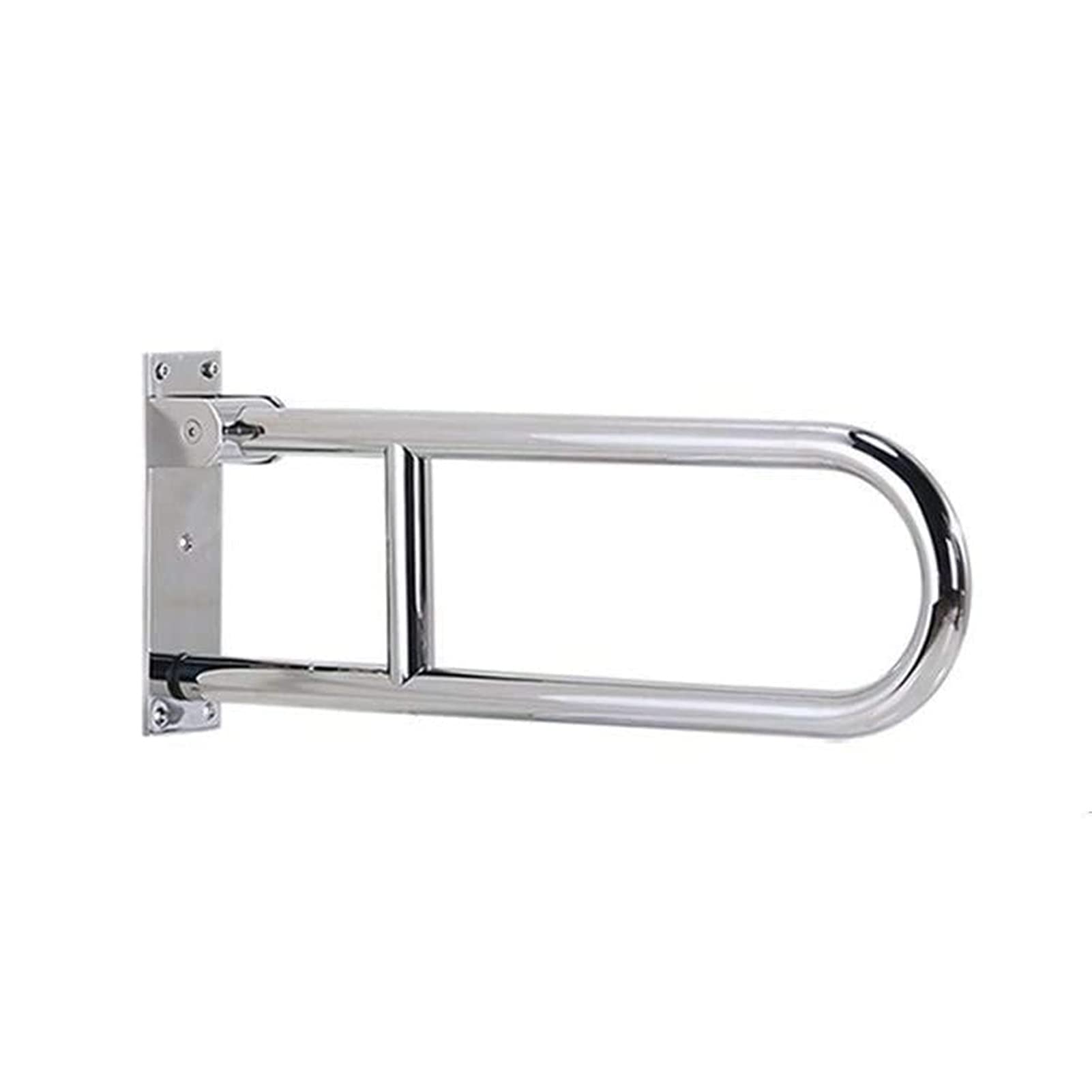 FKXSXAZ Bathroom Grab Bar, Polished Handicap Safety Handrail Folding Armrest Elderly Children's Toilet Anti-Skid Support Rail Anti-slip Bar