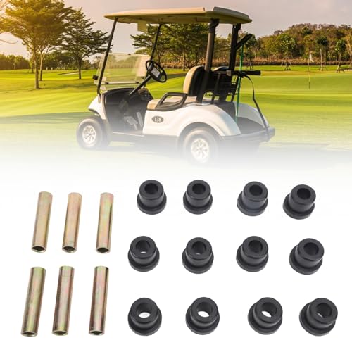 Kits de Bucha e Manga para Carrinho de Golfe, Kit de Bucha e Manga de Mola Frontal Traseira Requinta