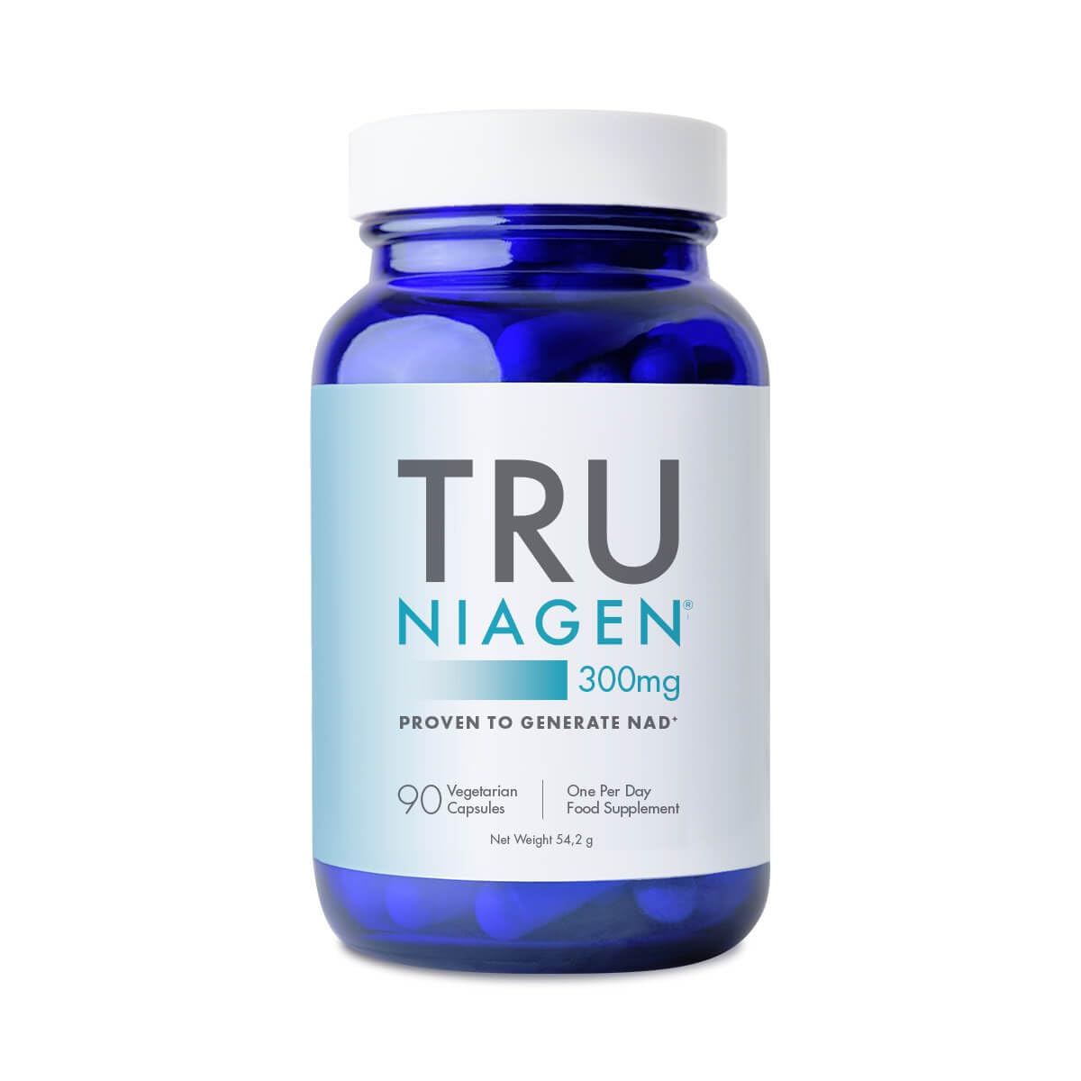 TRU NIAGEN NAD Integratore, Nicotinamide Riboside, Formula Brevettata NR, Per Ridurre Stanchezza e Affaticamento, da 90 compresse, 300 mg per porzione (3 mesi/1 flacone)