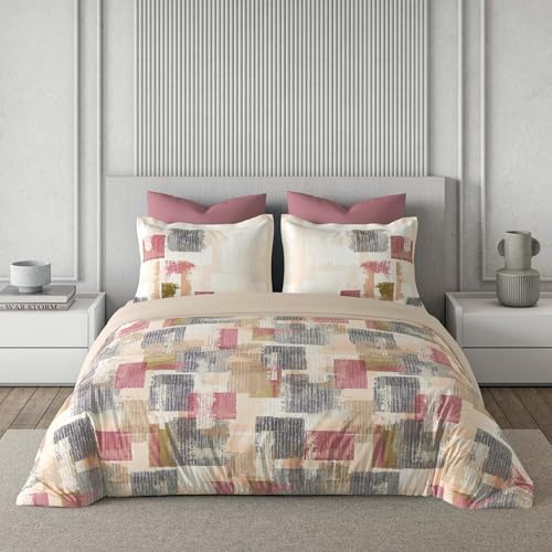 Image of D'Decor King Size Bedsheet 180 Thread Count Cotton with 2 Pillow Covers - Premium Collection - Wild Roe