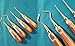 Set of 4 Dental Tooth EXTRACTING Elevators NO 302 303 302HF and 303HF German Stainless