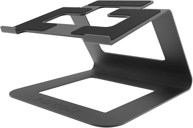 Soporte ergonómico universal Kanto LE1 para laptop, negro miniatura 4