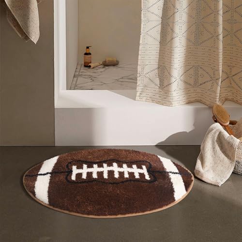 Tapete de fútbol 81x51 cm para baño y habitación miniatura 5